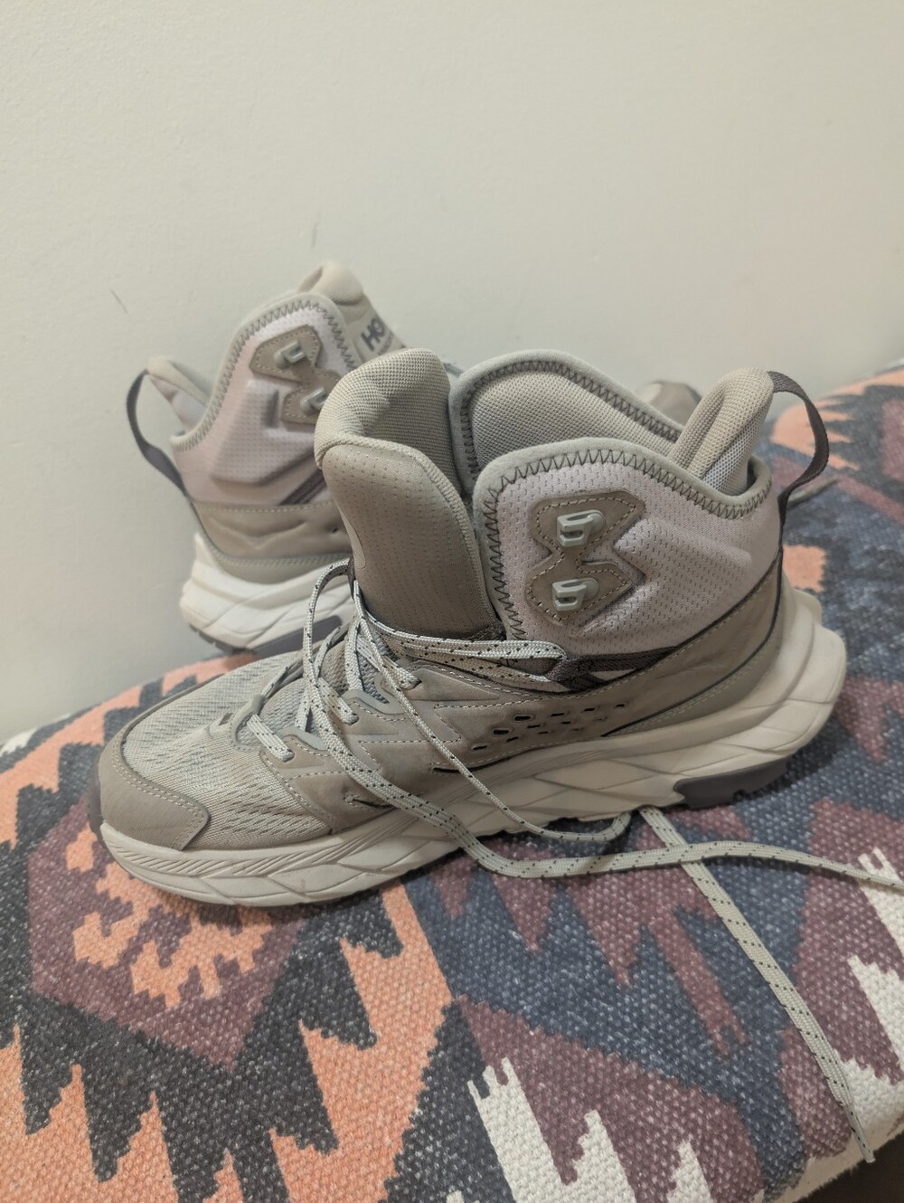 HOKA Anacapa Breeze Hiking Boots — Light Taupe - Picture 8 of 13